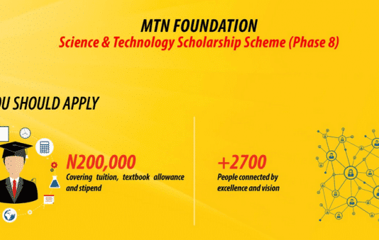 MTN Foundation Scholarship 2020-2021 For Nigerian Undergraduate Students