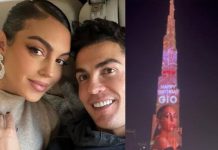 Cristiano Ronaldo Lights Up Dubai Skyline With His Girlfriend's Images On Her Birthday