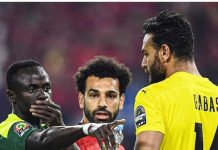 Egypt Goalkeeper's Water Bottle Covered With Notes On Senegal's Penalty Takers