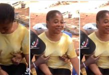 Ghanaian Lady Allows 2 'Area Boys' To Publicly Handle Her Breast