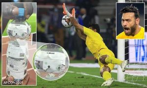 Egypt Goalkeeper's Water Bottle Covered With Notes On Senegal's Penalty Takers 