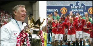 Sir Ferguson's Man United 2007/08 Team Voted Premier League's Greatest Ever