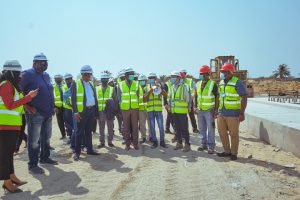 Obaseki Tours Lekki Seaport, Dangote Refinery As Work Progresses On Benin River