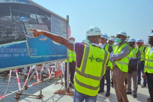 Obaseki Tours Lekki Seaport, Dangote Refinery As Work Progresses On Benin River