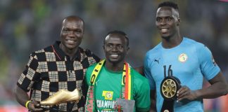 Cameroon captain, Vincent Aboubakar and Senegal stars, Sadio Mane and Edouard Mendy won awards following the conclusion of the 2021 Africa Cup of Nations, AFCON.