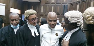 Federal High Court hears Nnamdi Kanu’s application challenging trial