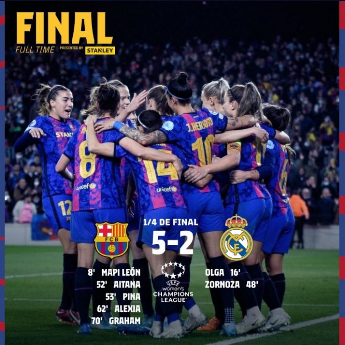 91,500 Fans In Camp Nou, Barcelona Women Make World Record In Clasico Win