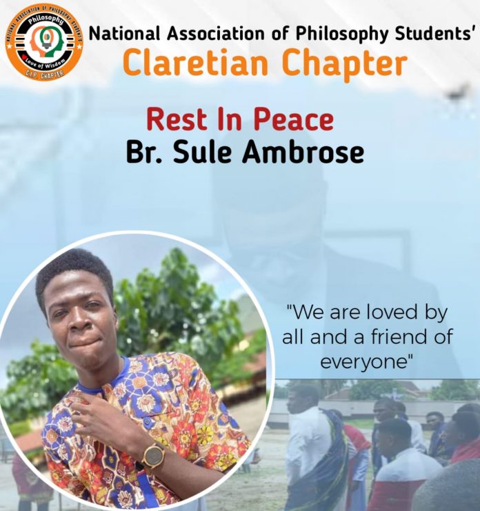 Seminarian Slumped And Died While Acting Passion Of Christ Drama In Imo Sule Ambrose(photo)