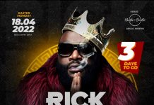 Rick Ross performs live at Hustle & Bustle, Easter Monday