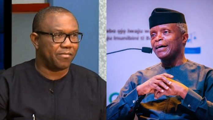 2023: ‘Only Peter Obi can face Osinbajo’ – Nigerians debate Buhari’s sucessor