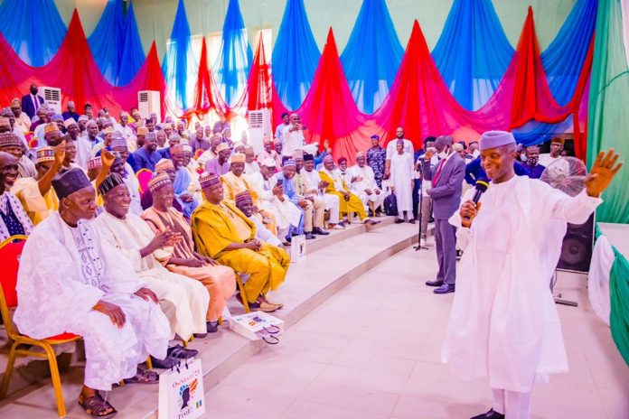 Osinbajo Engages APC Delegates In Jigawa, Says Nigeria Deserves The Best