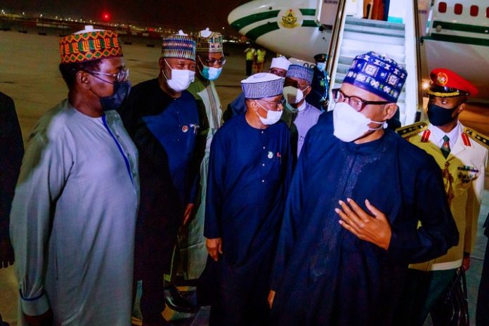 Presidency confirms Buhari only in UAE on condolence visit