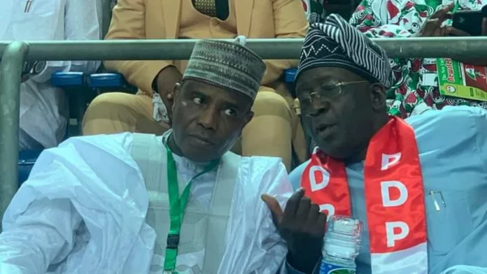 PDP chairman, Ayu calls Tambuwal ‘hero of convention’ as Atiku pays thank you visit