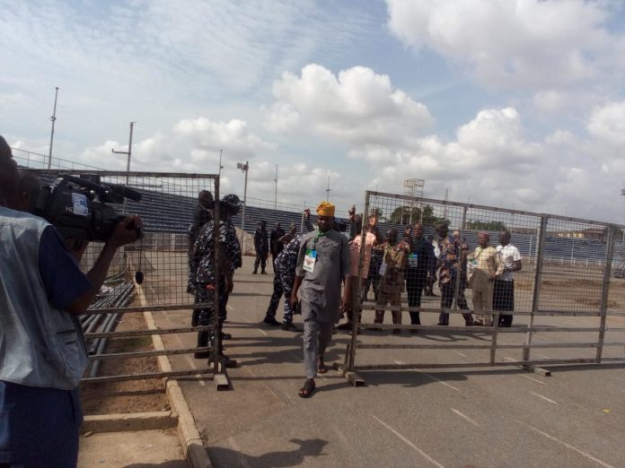 2023: Heavy security at Awolowo stadium as Oyo APC guber primary begins