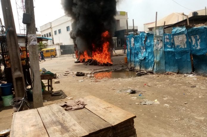 Lagos Task Force, okada riders clash in Idi Araba