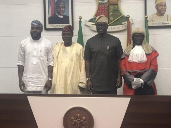 Bayo Lawal takes oath of office as Oyo Deputy Governor