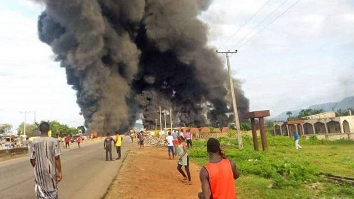 Ten people were killed in an Ogun tanker explosion