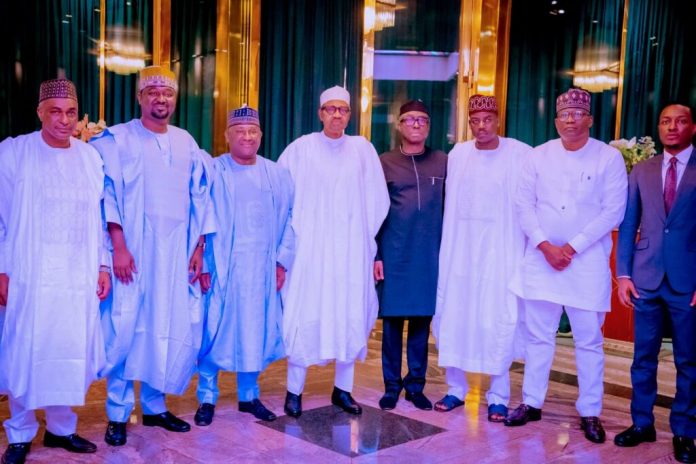 BUA Chairman, Abdul Samad Rabiu visits Buhari, donates N10bn to fight insecurity in Africa