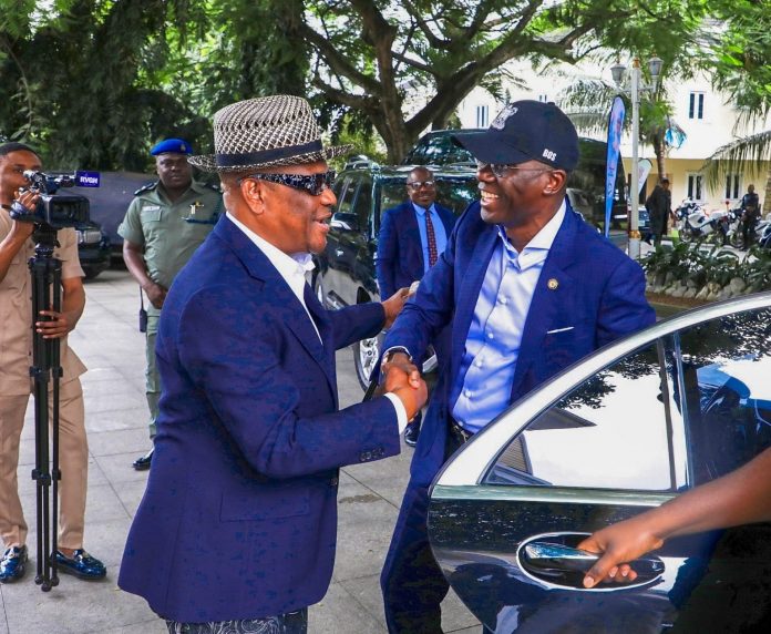 APC gov, Sanwo-Olu arrives Port Harcourt to commission Wike’s project