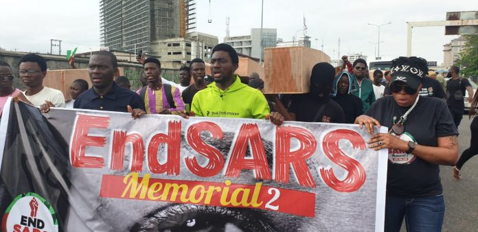 EndSARS memorial: Police spray participants with tear gas