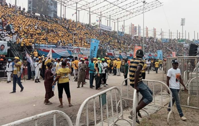 Trust TV cameraman brutalized by thugs at a Tinubu rally in Lagos