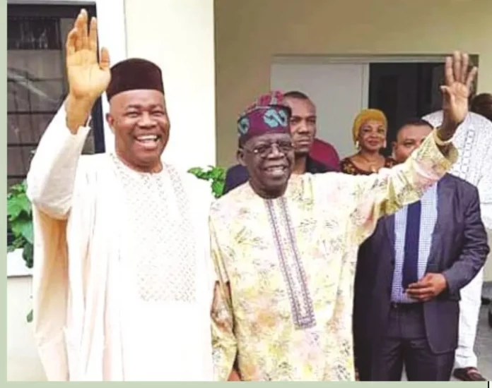 Akpabio, senators-elect meet Tinubu in Rivers