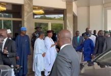 Tinubu arrives in Aso Rock, Meets With Emefiele, Kyari