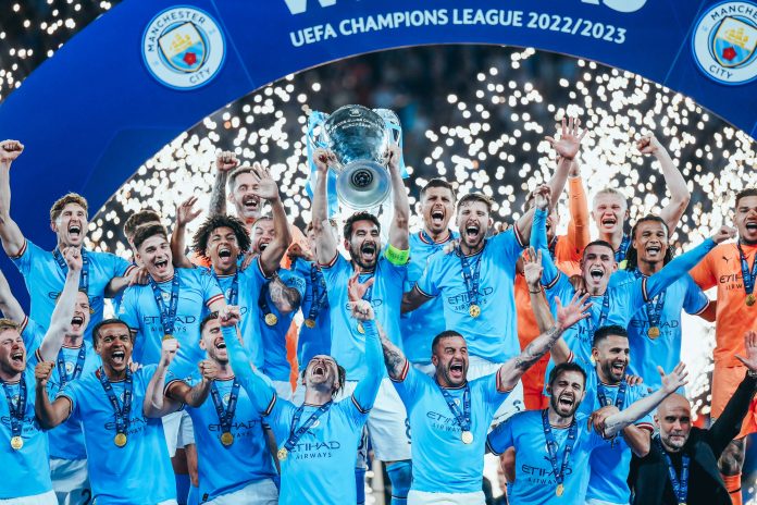 Manchester City win first Champions League trophy, complete historic treble