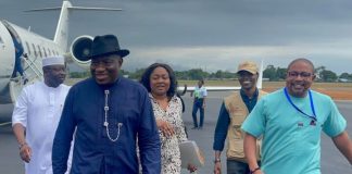Jonathan Leads Election Monitoring Team to Sierra Leone