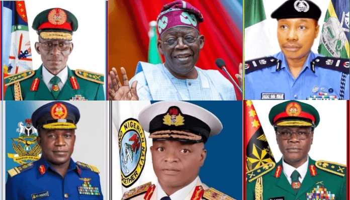 Tinubu's Service Chiefs And Their State Of Origin