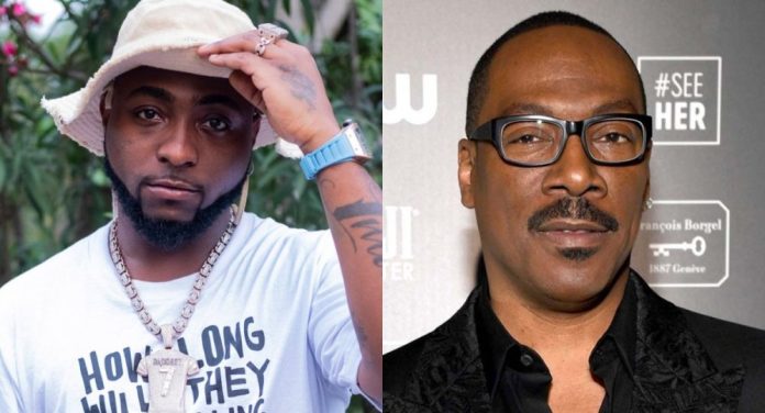 I spent days working on set with Eddie Murphy but failed to recognize him — Davido