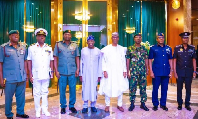 Tinubu meets with Security Chiefs, Issues Stern Order