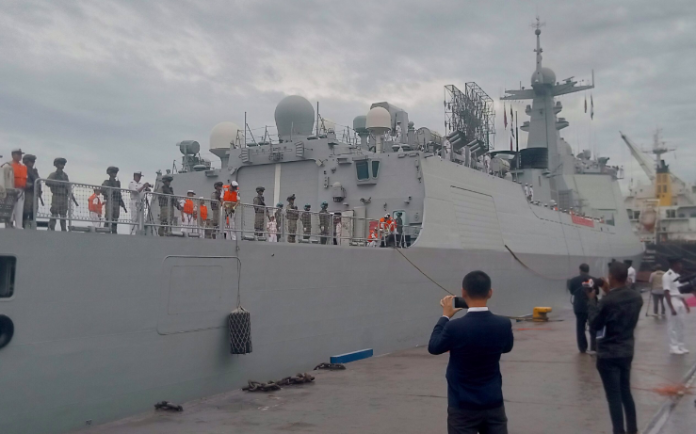 Chinese Warship Arrives Nigeria