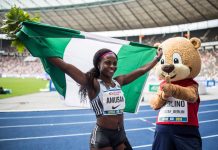 Amusan wins Silesia Diamond League in Poland, equals record