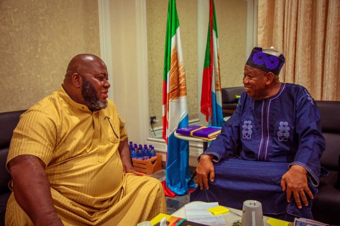 Ganduje hosts Asari Dokubo in Abuja