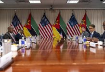 Mozambique’s President Nyusi visits Pentagon, signs $537 million deal