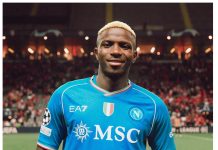 UCL: Osimhen wins Man of the Match in Napoli’s victory at Braga