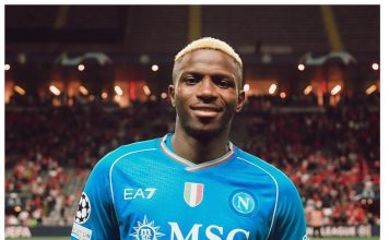 UCL: Osimhen wins Man of the Match in Napoli’s victory at Braga