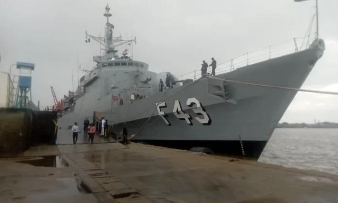 BREAKING: Brazilian Navy warship arrives Nigeria