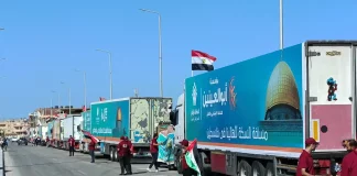 Breaking: Israel finally grants passage as first aid trucks enter Gaza through Rafah border in Egypt