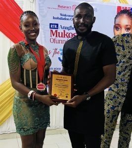 Hon. Francis Biobarakuma Honoured with the Ambassadorial Service Award by the Rotaract Club of the University of Port Harcourt