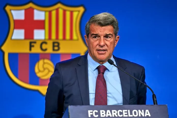 Barcelona president, Laporta charged with bribery in referee payments