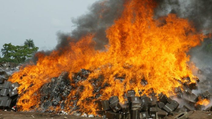 NAFDAC destroys Counterfeit and Expired Goods Valued at N500 Million in Abuja