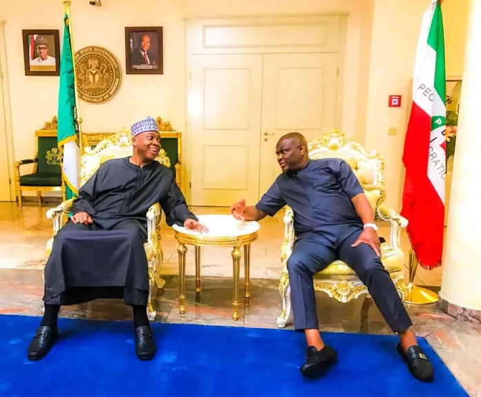 Details Emerge as to Why FCT Minister Wike Visited Former Senate President Saraki