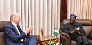 German chancellor meets Tinubu, reveals plan to deport 14,000 Naigerians