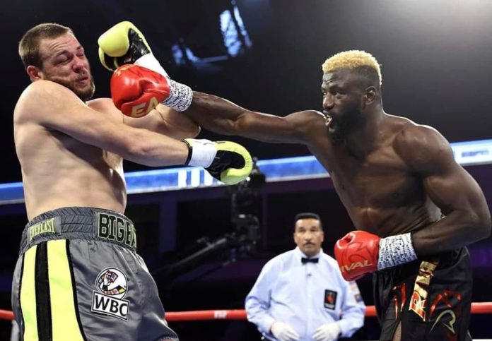 Efe Ajagba defeats Australian Joe Goodall to retain WBC silver heavyweight title