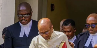 Emefiele arrives Lagos court over fresh $370 million fraud