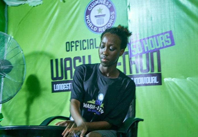 Guinness Record: OAU student lands in hospital after 58-hour wash-a-thon