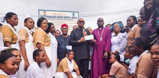 Peter Obi donates N20 million to missionary hospital in Enugu state