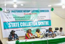 INEC adjourns Bayelsa governorship results collation to 12 pm Monday